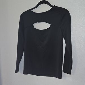 BONGO Black Long Sleeve Women's Top